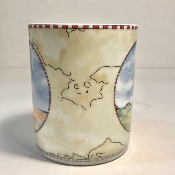 Cape Hatteras Lighthouse Light Coffee Cup Mug American Atelier At Home Porcelain - Picture 6 of 13